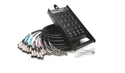 Hosa SH8X4-50 stagebox-multikabel, 8 kanaler ut och 4 tillbaka, 15 m