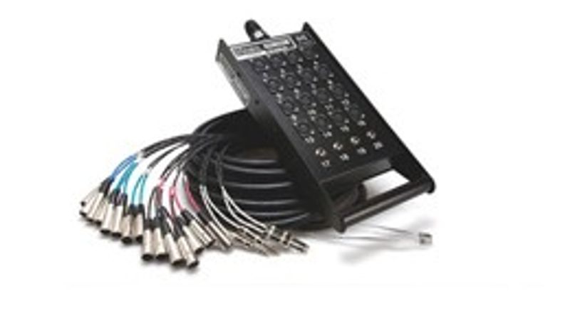 Hosa SH12X4-25 stagebox-multikabel, 12 kanaler ut och 4 tillbaka, 7,5 m