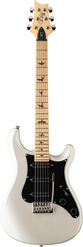 PRS SE NF3 White Pearl, greppbräda i lönn