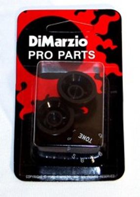 DiMarzio Strat Knob Set DM2111BK, svart