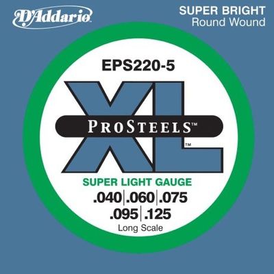 D'Addario Bas Pro 040-125 EPS220-5