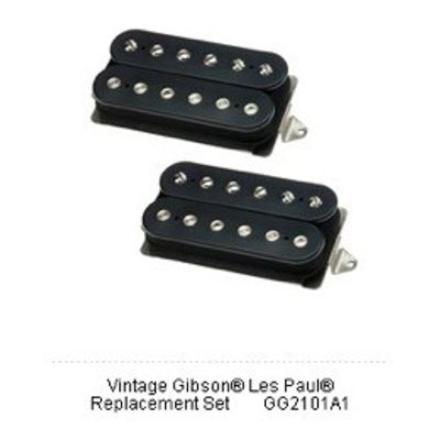 DiMarzio Vintage Gibson Les Paul Replacement Set GG2101A1, förkopplat