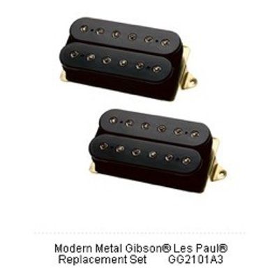 DiMarzio Modern Metal Gibson Les Paul Replacement Set GG2101A3, förkopplat