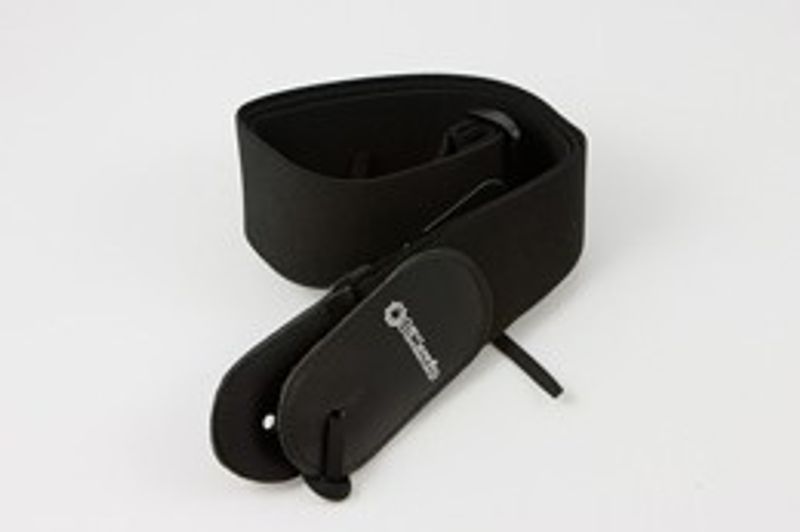 DiMarzio Axelband Cordura med läderändar DD3100BK, svart