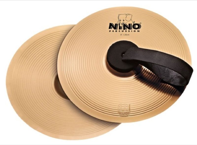 Meinl NINO-BR20 Marsch cymbal, Brass 8"/ 20 cm