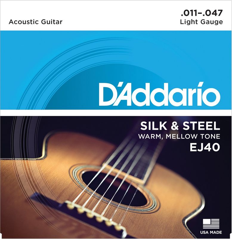 D'Addario Strängset Western Silk & Steel EJ40