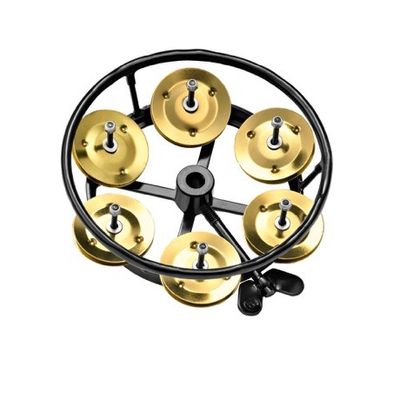 Meinl THH1B-BK Hi-hat tamburin, Solid Brass Jingles