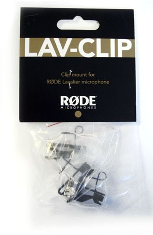 Röde Clip-2 för Lavalier/3st