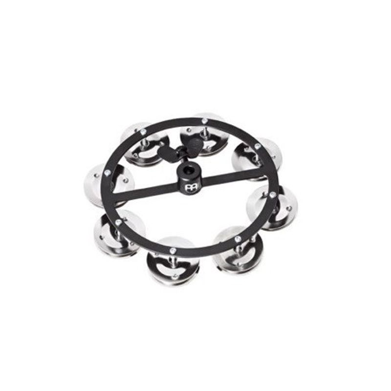 Meinl HTHH1BK Headliner Series Hi-hat tamburin, Steel Jingles