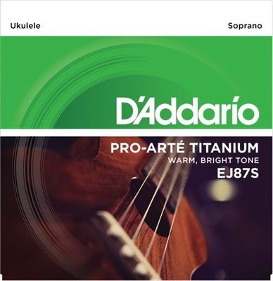 D'Addario Ukulele Titanium EJ87S