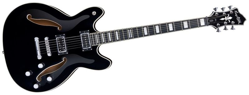 Hagström Viking Deluxe Baritone Svart