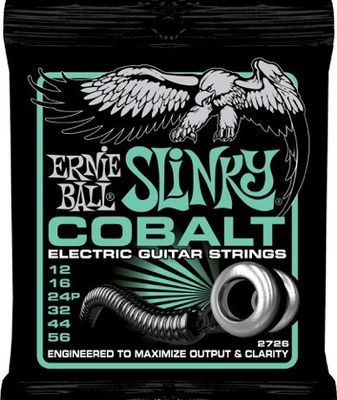 Ernie Ball 2726 Cobalt Not Even Slinky elgitarrsträngar 012–056