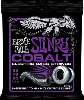 Ernie Ball 2731 Cobalt Bass Power Slinky elbassträngar