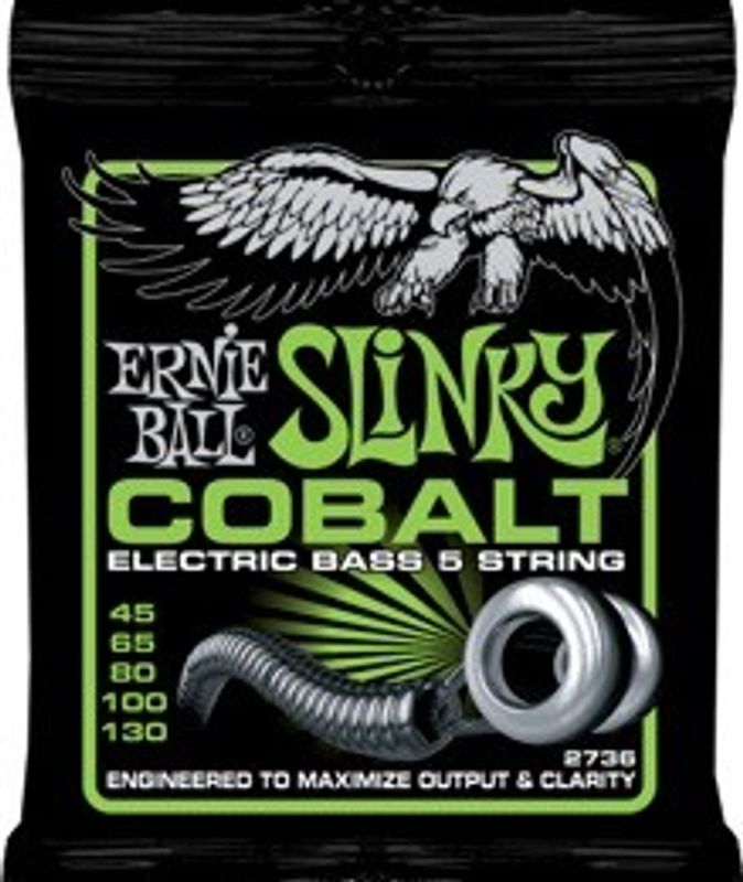 Ernie Ball 2736 Cobalt 5-String Bass Slinky elbassträngar