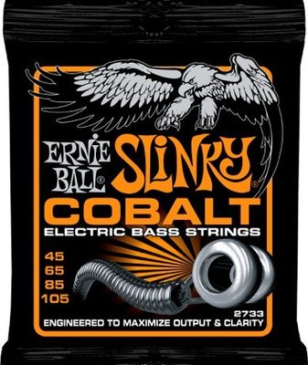 Ernie Ball 2733 Cobalt Bass Hybrid Slinky elbassträngar
