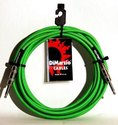 DiMarzio Telekabel EP1718SS, 5,5 m, rak/rak, grön