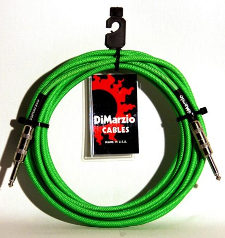 DiMarzio Telekabel EP1718SS, 5,5 m, rak/rak, grön