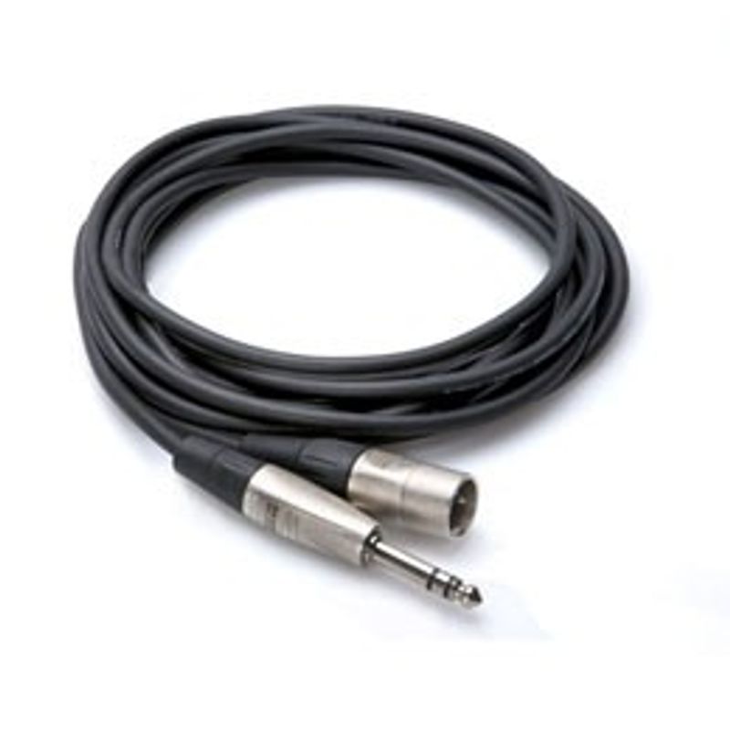 Hosa HSX-003 balanserad kabel Pro (REAN), 6,3 mm stereotele – XLR hane, 0,9 m