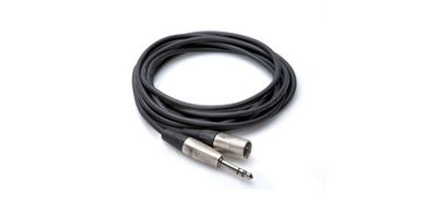 Hosa HSX-010 balanserad kabel Pro (REAN), 6,3 mm stereotele – XLR hane, 3 m