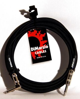 DiMarzio Telekabel EP1718SR, 5,5 m, rak/vinklad, svart
