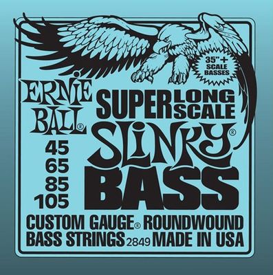 Ernie Ball 2849 Extra Long Scale Hybrid Slinky Bass Nickel elbassträngar