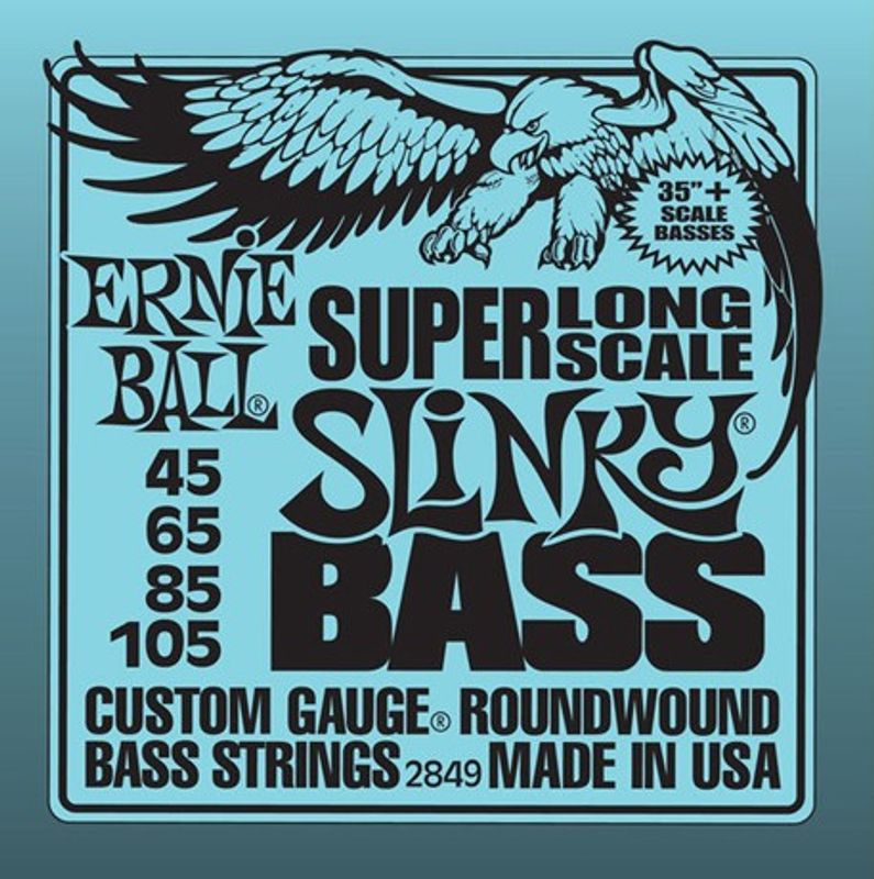 Ernie Ball 2849 Extra Long Scale Hybrid Slinky Bass Nickel elbassträngar