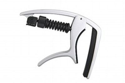 D'Addario PW-CP-09S NS Tri-Action Capo Silver