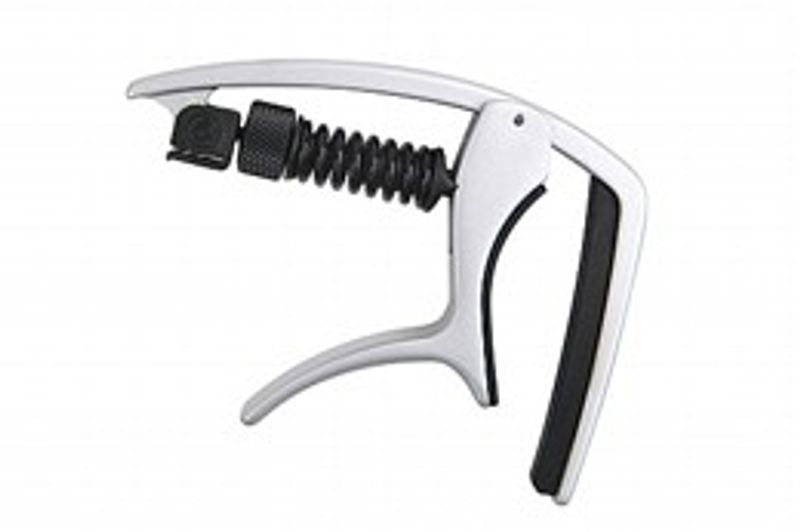 D'Addario PW-CP-09S NS Tri-Action Capo Silver