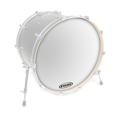 Evans BD20RSW-NP EQ3 Resonant Smooth White bastrumskinn 20"