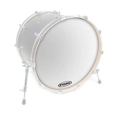 Evans BD22RSW-NP EQ3 Resonant Smooth White bastrumskinn 22"