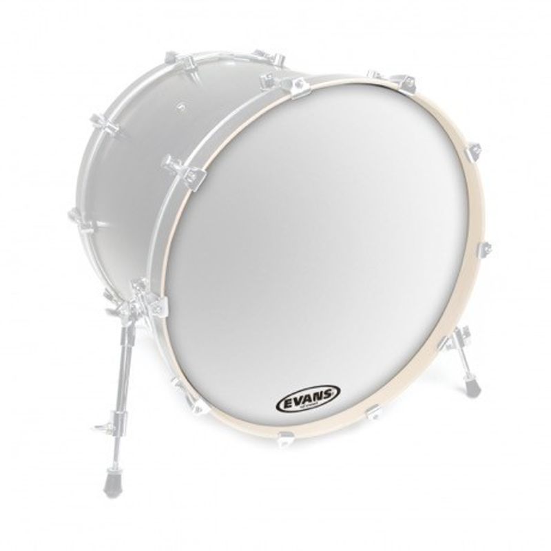 Evans BD24RSW-NP EQ3 Resonant Smooth White bastrumskinn 24"