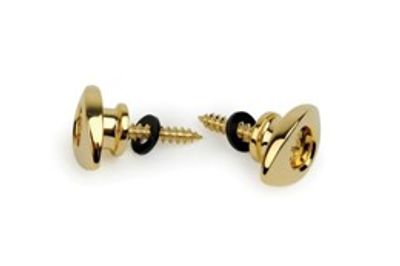 D'Addario PWEEP302 Elliptic Metal Endpin (2) Gold