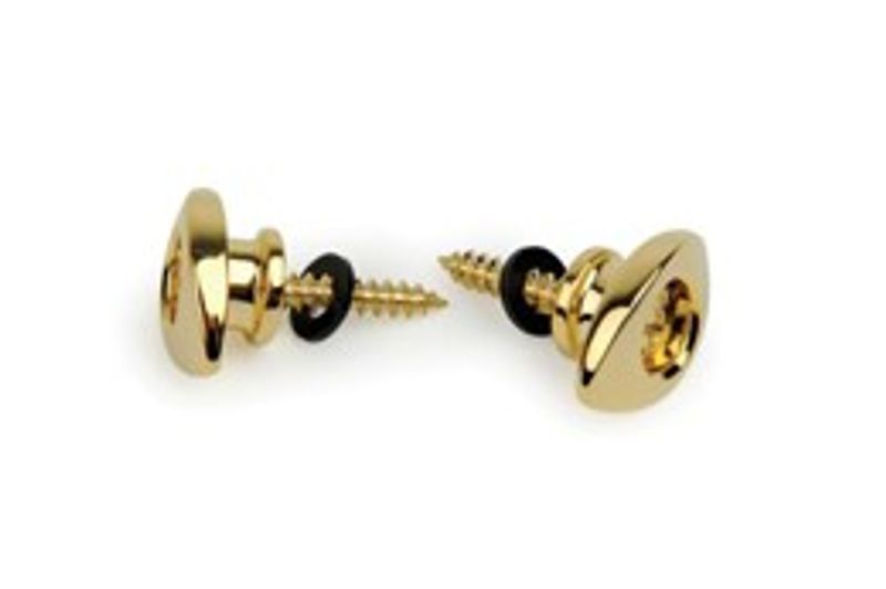 D'Addario PWEEP302 Elliptic Metal Endpin (2) Gold