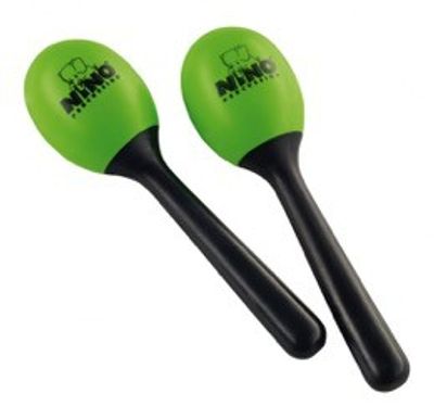Meinl NINO569GG Plast maracas, Green Grass
