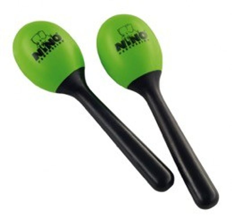 Meinl NINO569GG Plast maracas, Green Grass