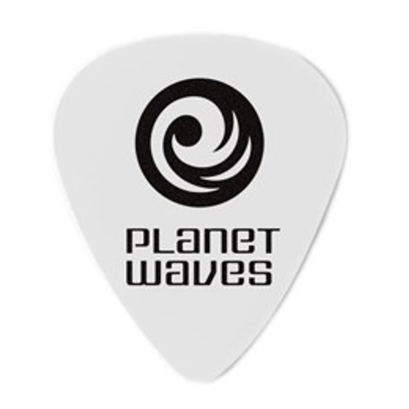 D'Addario 1CWH4-25 Plektrum White Celluloid Medium (25-pack)