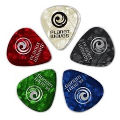 D'Addario 1CAP7-25 Plektrum Assort.Pearl Celluloid X-Heavy (25-pack)