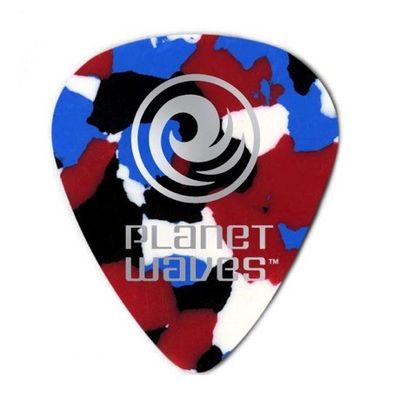 D'Addario 1CMC4-25 Plektrum Multi Colour Medium (25-pack)