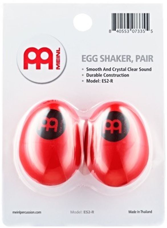 Meinl ES2-R Ägg Maracas (2) Red