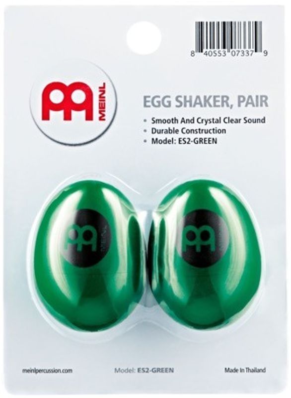 Meinl ES2-GREEN Ägg Maracas (2), Green