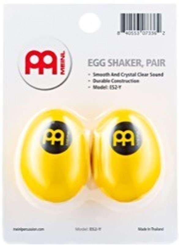 Meinl ES2-Y Ägg Maracas (2), Yellow