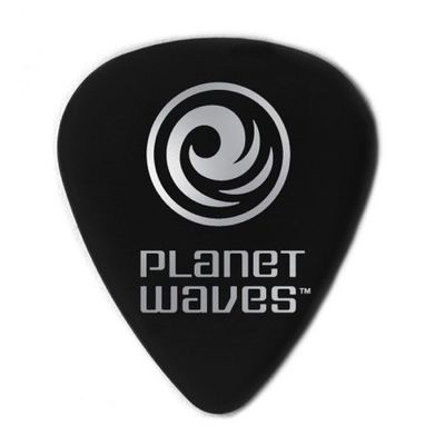 D'Addario 1CBK4-25 Plektrum Black Celluloid Medium (25-pack)