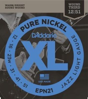 D'Addario Pure Nickel 012-051 EPN21
