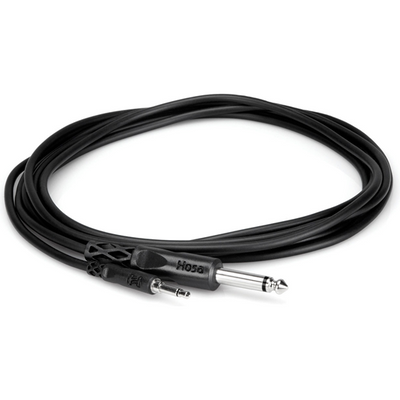 Hosa CMP-310 monokabel, 3,5 mm mono – 6,3 mm tele, 3 m