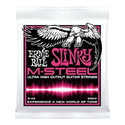 Ernie Ball 2923 M-Steel Super Slinky elgitarrsträngar