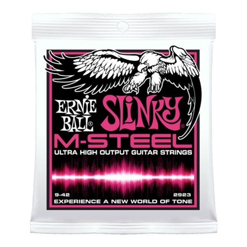 Ernie Ball 2923 M-Steel Super Slinky elgitarrsträngar