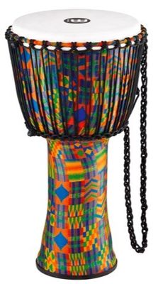 Meinl PADJ2-L-F Travel Rope Djembe 12" Kenyan Quilt