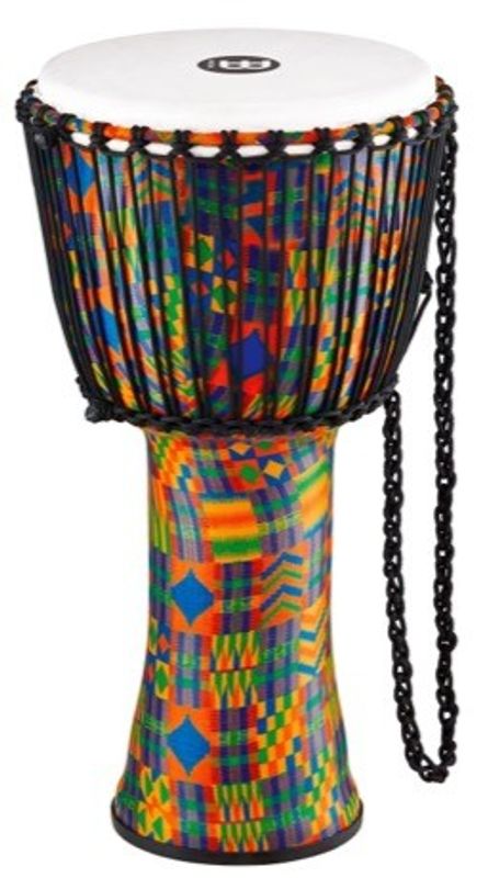 Meinl PADJ2-L-F Travel Rope Djembe 12" Kenyan Quilt