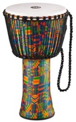Meinl PADJ2-XL-F Travel Rope Djembe 14" Kenyan Quilt