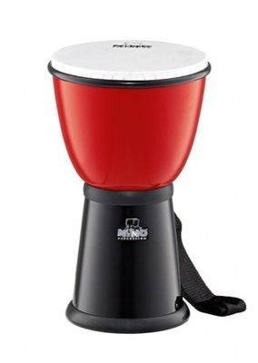 Meinl NINO18R/BK ABS Djembe 8", Red/ Black